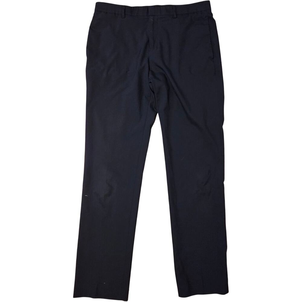 Perry Ellis Portfolio Navy Blue Stretch Flex Pants 34x34 - Picture 1 of 5